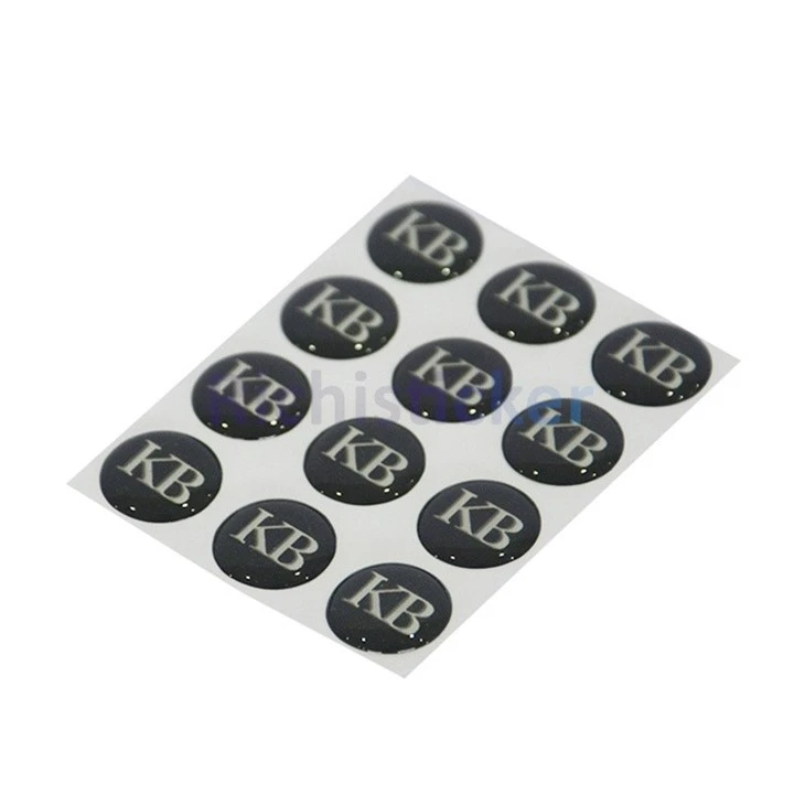 Die Cut Polyurethane Domed Labels